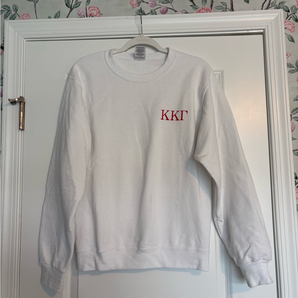 EUC Kappa Kappa Gamma Christmas Whale Sweatshirt Size S